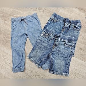 Lot of 3: Gymboree baby Size 2T Denim pants/shorts